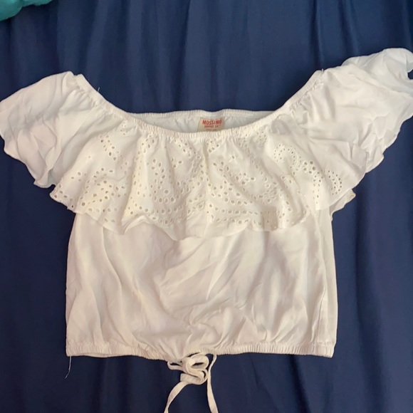 Mossimo Supply Co. Tops - White Crop Top